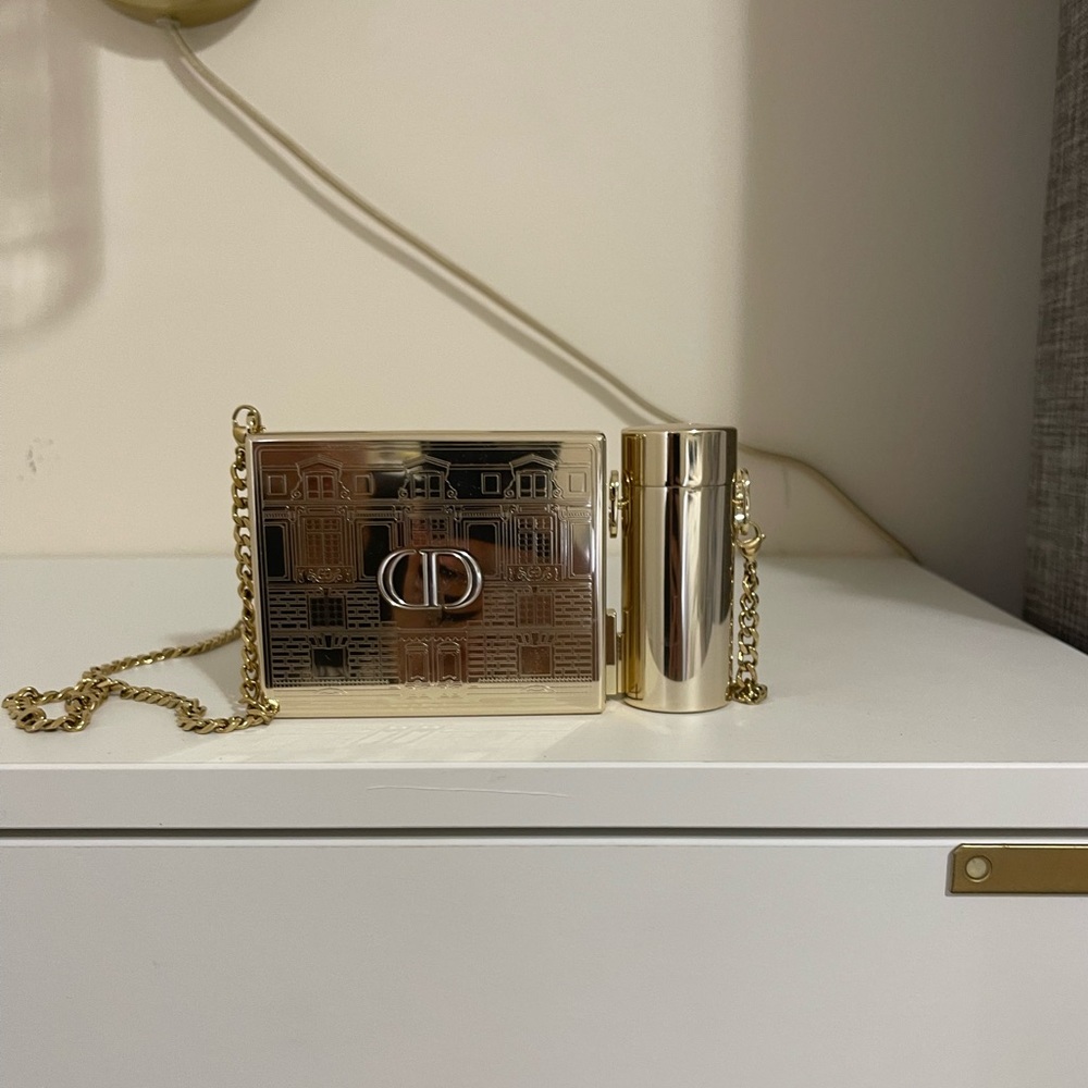 Rouge Dior minaudiere and lipstick holder. Limited edition